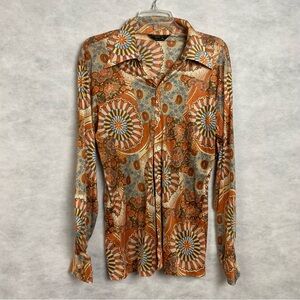 Men's Paisley Long Sleeve Shirt